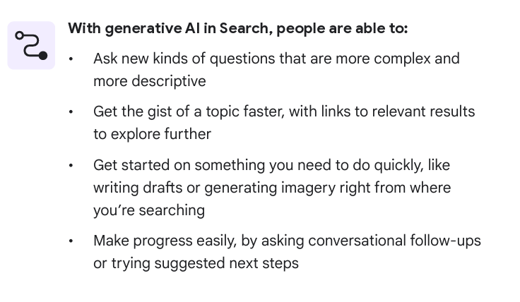 Search Generative Experience, Google AI, SEO Trends 2024