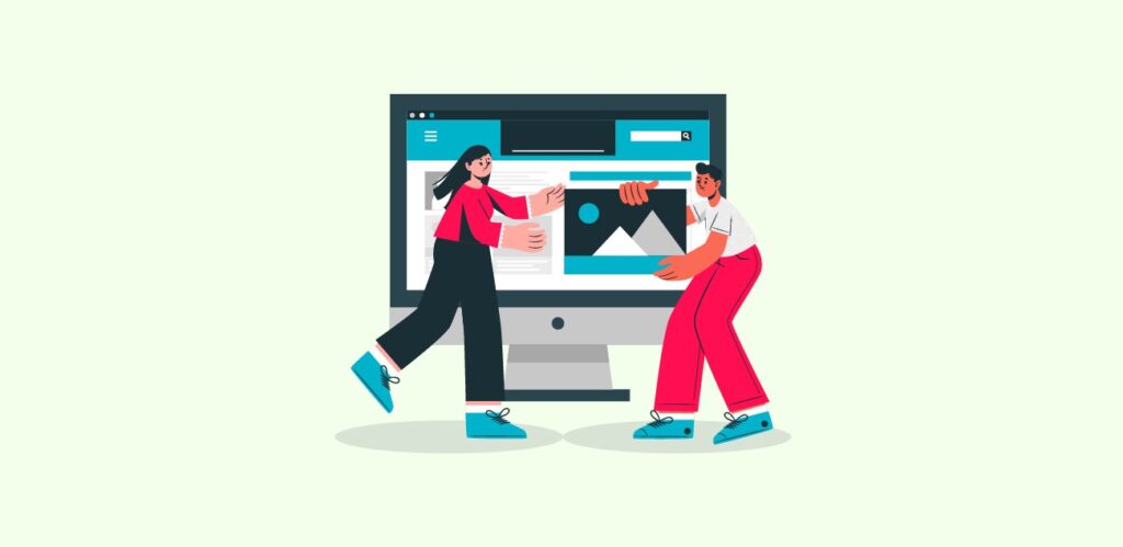 social media, seo. Internal image for blog "How to Rank without link building".